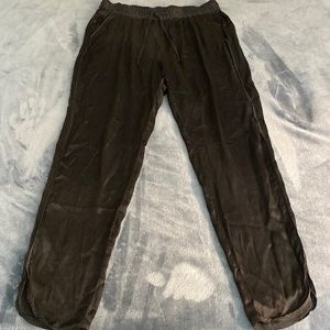 Black Silk Dress Pants